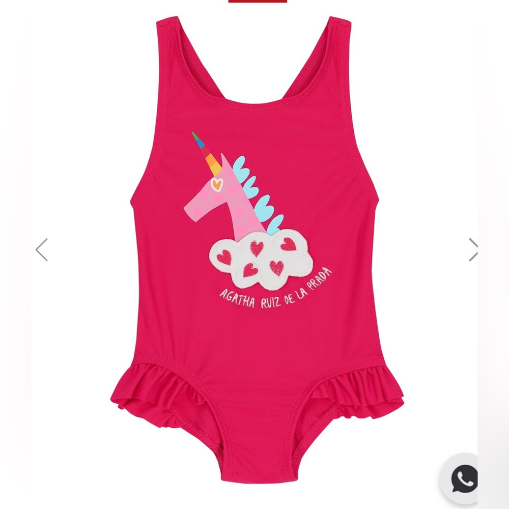 AGATHA RUIZ DE LA
PRADA
Girls Pink Unicorn Swimsuit